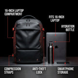 Vaqio AeroSeal™ Pro — Vacuum Compression Travel Backpac