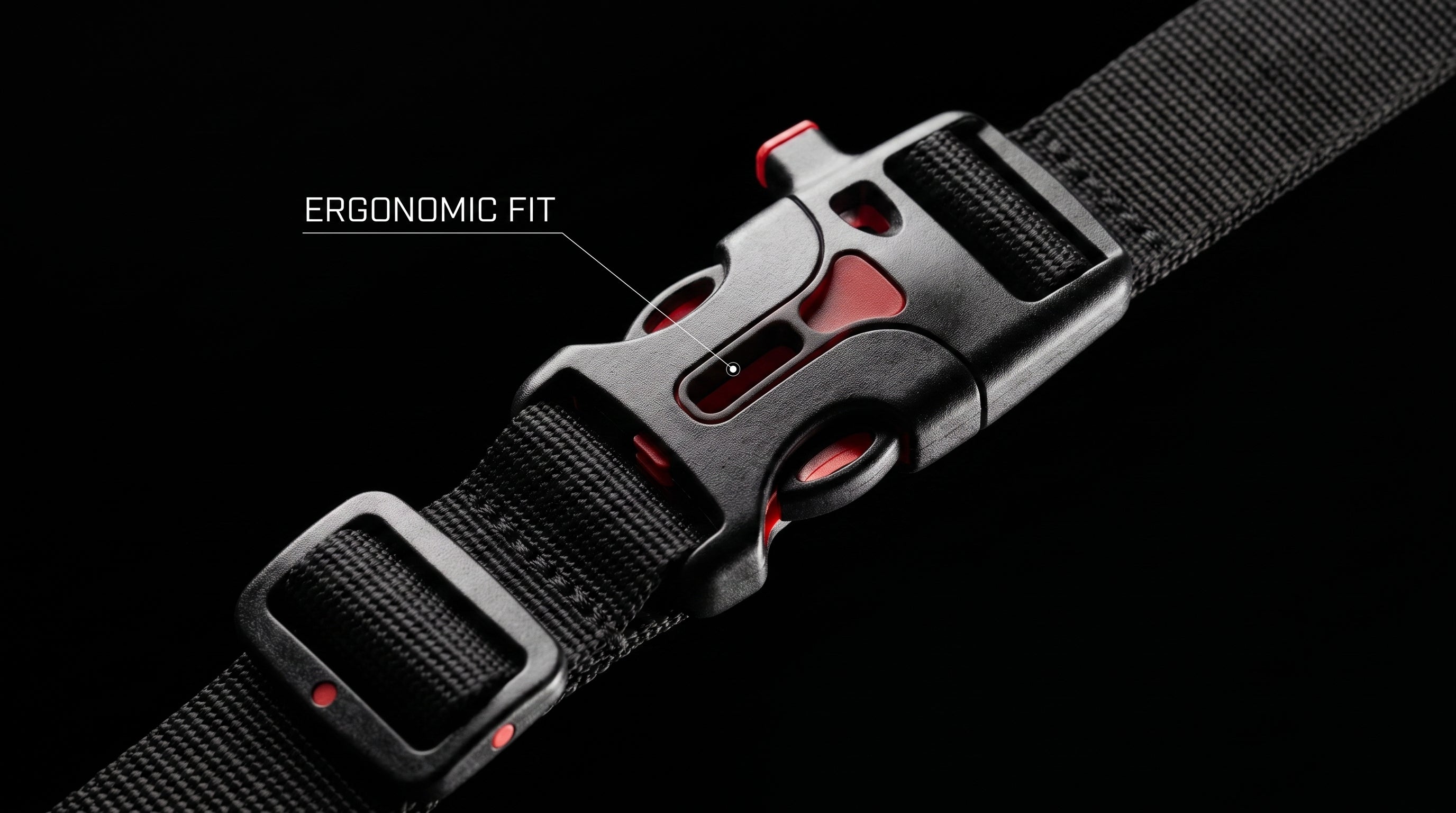 Ergonomic sternum strap