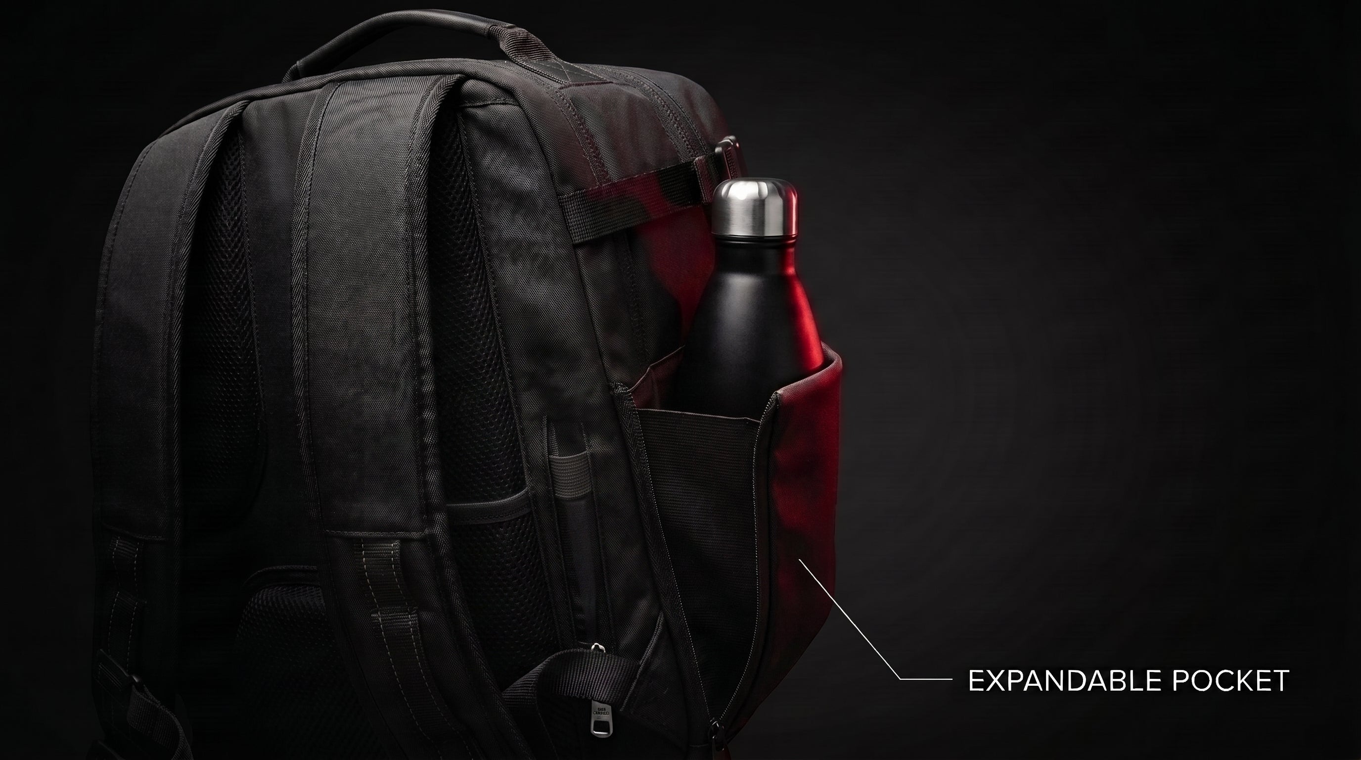 Expandable side pocket
